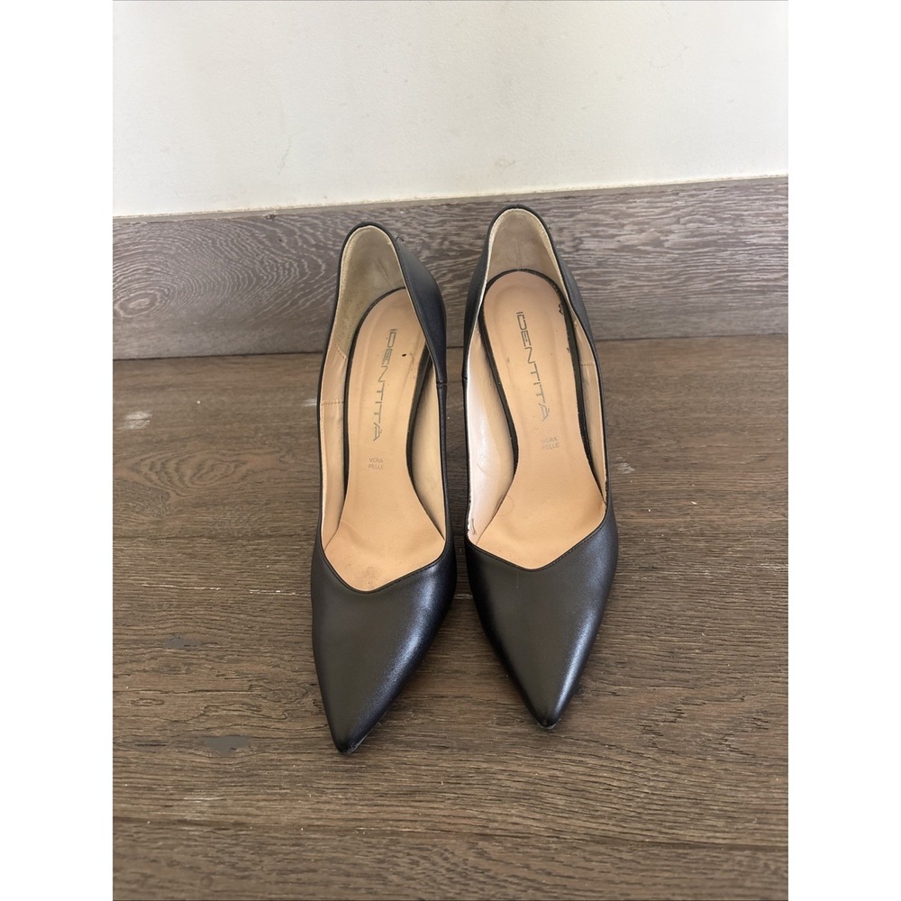 IDENTITA Vera Pelle Heels Black Size 41